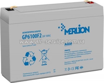 �������������� ������� Merlion 6V 10Ah (GP6100F2)