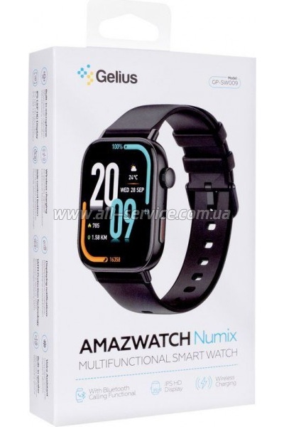 �����-���� Gelius Pro GP-SW009 (Amazwatch Numix) Black (2099900996863)