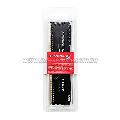  Kingston 4Gb DDR4 3200MH z HyperX Fury Black (HX432C16FB3/4)