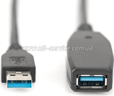 ���� ������ USB 3.0 AM/AF 10.0m Active Cable Digitus (DA-73105)