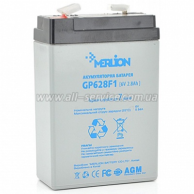   Merlion AGM GP628F1 6 V-2.8Ah (GP628F1)