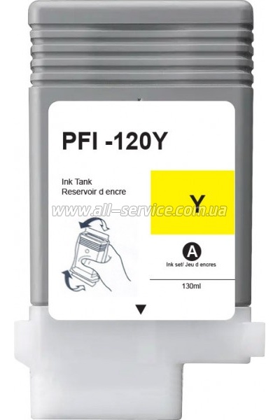  NewTone Canon imagePROGRAF TM-200/ 305 Yellow (NT.PFI-120Y)