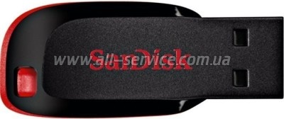  64Gb SanDisk Cruzer Blade Black/red USB 2.0 (SDCZ50-064G-B35)