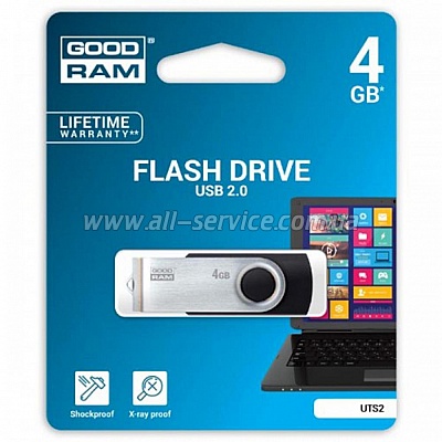  16GB GOODRAM USB 2.0 UTS2 Twister Blue (UTS2-0160B0R11)