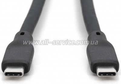 ���� ������ USB-C to USB-C 1.0m USB4 2.0 80G 240W 16K silicone black Digitus (AK-300350-010-S)