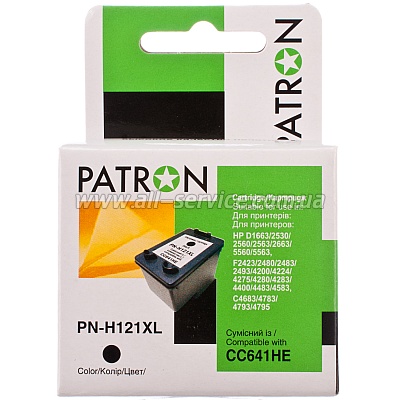  HP CC641HE (PN-H121XL) BLACK PATRON