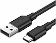 ���� ������ USB 2.0 AM to USB-C 0.5m 3.0A (18W) Nickel Plating US287 Black Ugreen (60115)