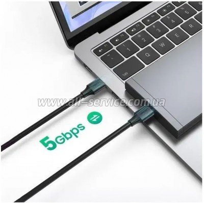 ���� ������ USB 3.0 AM/AM 3.0m US128 black Ugreen (90576)