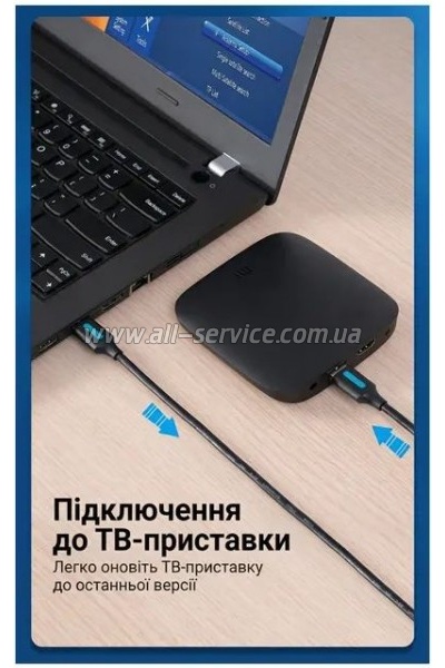 ���� ������ USB 3.0 AM/AM 3.0m black Vention (CONBI)