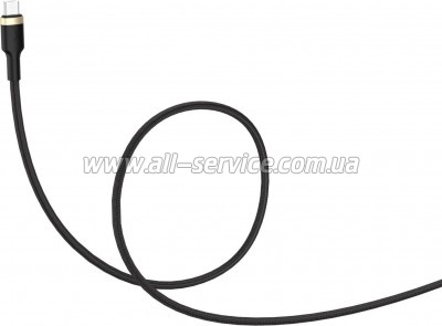 ���� ������ USB 2.0 AM to Micro 5P 1.0m spiral black ColorWay (CW-CBUM051-BK)