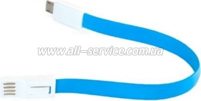���� ������ USB 2.0 AM to Micro 5P 0.18m blue Extradigital (KBU1785)