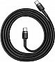 ���� ������ USB-C to USB-C 1.0m 3A 60W Cafule Black Baseus (CATKLF-GG1)