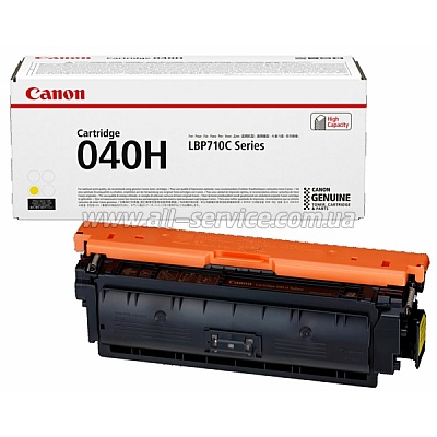   040H  Canon LBP710/ LBP712 Yellow (0455C001)