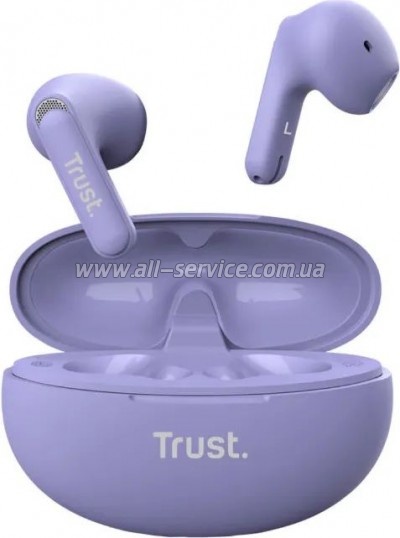 �������� Trust Yavi Earphones Wireless Purple (25299)