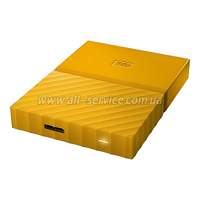 ��������� 4TB WD 2.5 USB 3.0 My Passport Yellow (WDBYFT0040BYL-WESN)