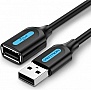 Дата кабель USB 2.0 AM/AF 5.0m PVC black Vention (CBIBJ) Дата кабель USB 2.0 AM/AF 5.0m PVC black Vention (CBIBJ)
