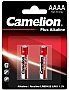  AAAA LR61 Alkaline * 2 Camelion (LR61-BP2)