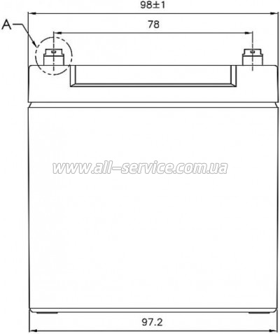 ������� � ��� CSB 12V 12Ah (GPL12120 F2)
