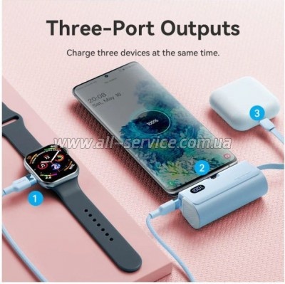 ������� ������������� Vention 4800mAh PD 22.5W Black (FHQB0)