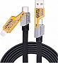 ���� ������ USB-C + USB-A to Lightning+USB-C 1.0m 65W X207 black WUW (6972573336524)