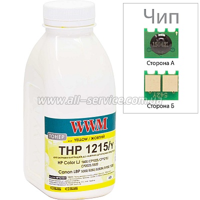  +  WWM HP CLJ CP1025/ M175/ M275 Yellow 40/  (TC1025Y)