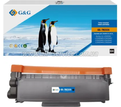  G&G Brother HL-L2360/ 2365/ DCP-L2500/ 25x0/ MFC-L2700/ 2720/ 2740  Black (G&G-TN2335)