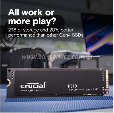  SSD M.2 2280 500GB P310 Micron (CT500P310SSD8)