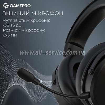 �������� GamePro Asgard Skadi Wireless Black (HSW191B)