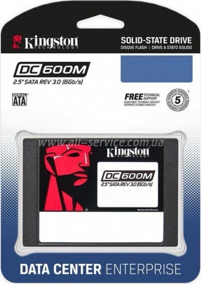  SSD 2.5" 1.92TB Kingston (SEDC600M/1920G)