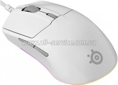  SteelSeries Rival 3 Gen 2 RGB White (62516)