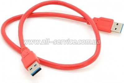 ���� ������ USB 3.0 AM/AM 0.6m red Voltronic (YT-3.0AM+AM-0.6R)