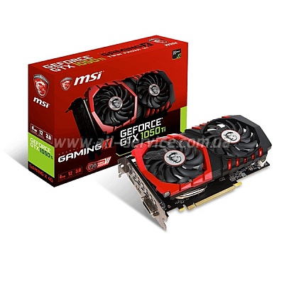 ���������� MSI GeForce GTX 1050Ti GAMING X 4G