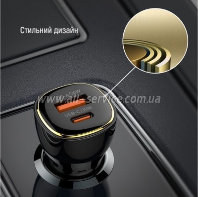 �������� ���������� ColorWay PowerDelivery PPS USB USB-A + USB-C Black (CW-CHA046PD-BK)