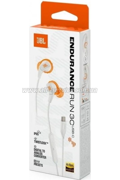 �������� JBL Endurance Run 3C USB-C White (JBLENDURRUN3CWHT)