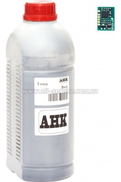 Тонер + чип АНК OKI 721/ 731/ 760/ 770 бутль 560г (3202933) Тонер + чип АНК OKI 721/ 731/ 760/ 770 бутль 560г (3202933)