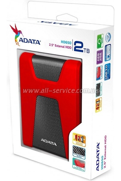 ��������� 2.5" 2TB ADATA (AHD650-2TU31-CRD)