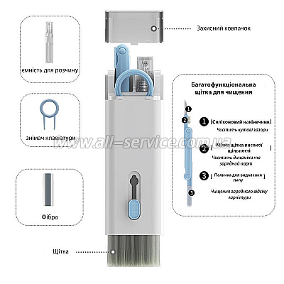    Xoko Clean 100 Blue (XK-CS100-BLU)