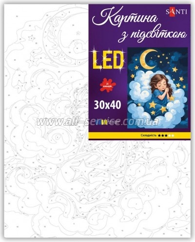 ������� �� ������� Santi ������ ��������� 30�40�� LED (956553)