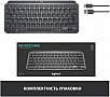  Logitech MX Keys Mini Wireless Illuminated UA Graphite (920-010498)