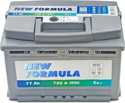   NEW FORMULA 77Ah  (-/+) 720EN (5772204209)