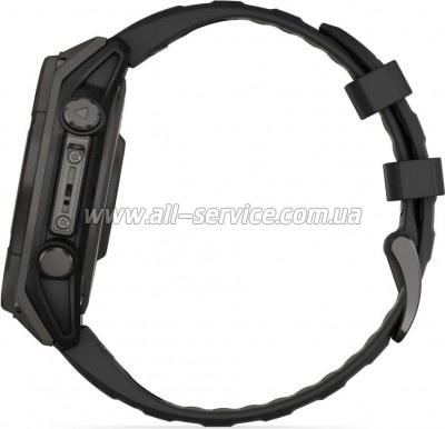 - Garmin fenix 8 47mm,Saph Solar,CrbnGry Ti/Blk,Blk/PblGryBnd (010-02906-11)