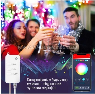 �������� ColorWay Smart LED RGB WiFi + Bluetooth 10M 60LED IP65 (CW-GS-60L10UMC)