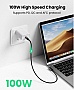 ���� ������ USB-C 2.0 to USB-C 1.0m 90� corner US334 black Ugreen (70643)
