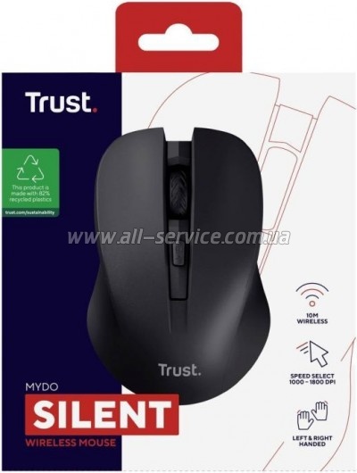  Trust Mydo Silent Wireless Black (25084)