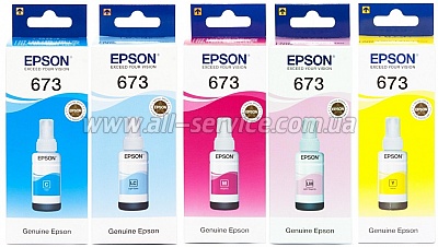   Epson 673 Epson L800 C/M/Y/LC/LM (SET673C/M/Y/LC/LM)