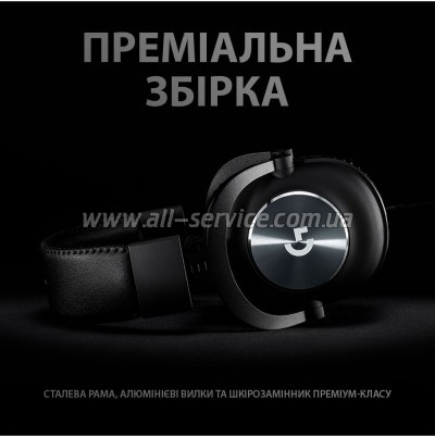 �������� Logitech G PRO X Gaming Headset Black (981-000818)