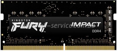     SoDIMM DDR4 64GB (2x32GB) 3200 MHz Fury Impact Kingston Fury (ex.HyperX) (KF432S20IBK2/64)