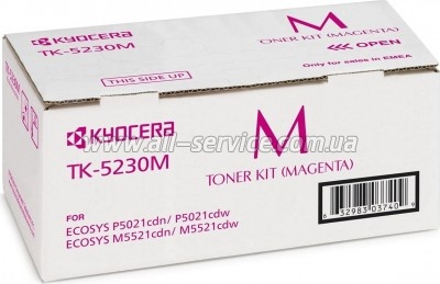 �����-�������� Kyocera TK-5230M Kyocera M5521/ P5021 magenta (1T02R9BNL0)