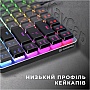  GamePro MK141R Red Swich Low Profile RGB USB Dark Gray (MK141R)