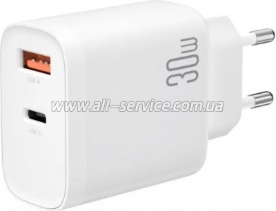 �������� ������� XO 1xUSB-C PD 30W + 1xUSB QC3.0 (XO-QC16)